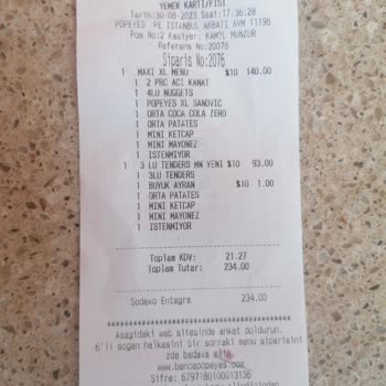 Popeyes Akbatı AVM Şubesi Çalışanlarının Tavırları