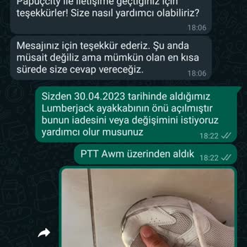Papuçcity Ayakkabıda Sorun Ve İletişim Problemi