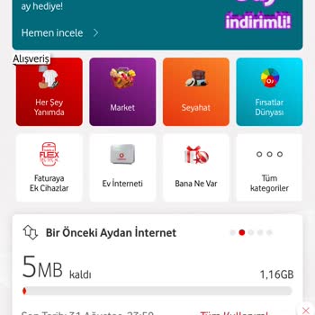 Vodafone Haksız Kazanç Ve İnternet Paketi Bitmeden Paket Tanımlama!