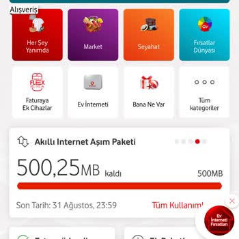 Vodafone Haksız Kazanç Ve İnternet Paketi Bitmeden Paket Tanımlama!