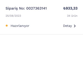 Penti Sipariş... Teslimatı Sıkıntı