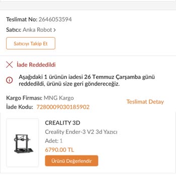 Trendyol Ürünüm Ortalıkta Yok