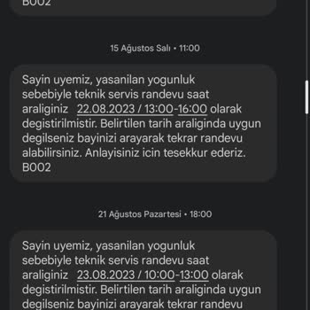 Digiturk Kurulum Randevusu Erteleme