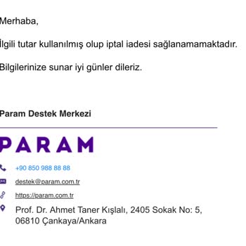 Param Firmanın Güvenliği Önemsememesi