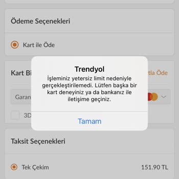 Garanti BBVA Bilgim Dışında Limitim Sıfırlanmış