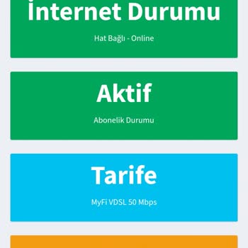 Myfi İnternet Bağlantı Sorunu