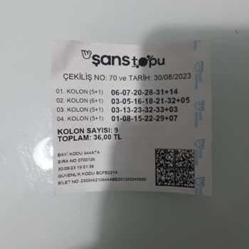 Milli Piyango Şans Topu Oyununda Yanlış Hesaplama