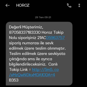 Horoz Lojistik 1 Aydır Ürünümü Teslim Etmiyor