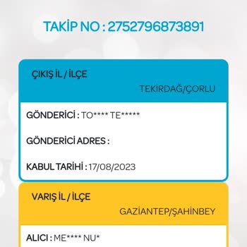 PTT Kargo Gaziantep Pkim Kargomu 9 Gündür Bana İletemedi