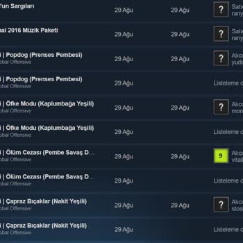 Steam Envanterim İznim Olmadan Boşaltılmış