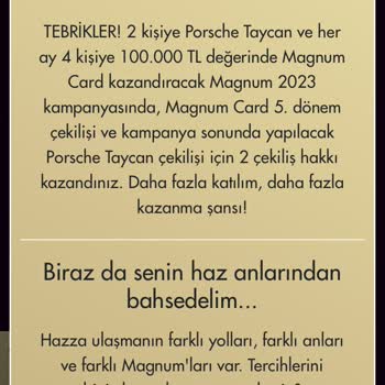 Magnum Hep Aynı Sonucu Veriyor