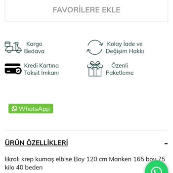 Su Butik - Seda Tutulmaz İade Kabul Edilmemesi