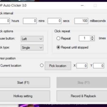 HP Bilgisayarımdaki Uygulamaların Bazıları Bulanık Auto Clicker Vs.