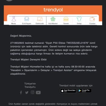 Trendyol Ürün Kaybediyor! Sürekli Oyalıyor