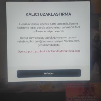 Valorant Haksız Yere Ban