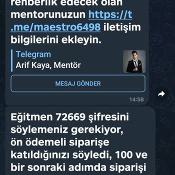 WhatsApp, Telegram Kanalından Görev Yap Para Kazan Aldatmacası İddiası