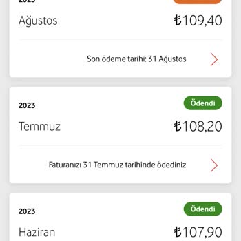 Vodafone Fiyatlarından Memnun Değilim!