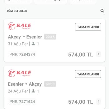 Kale Seyahat Akçay Otobüsüm Beni Almadan Hareket Etti