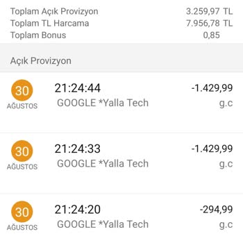 Yalla Kredi Kart Bilgilerim Kopyalanmış