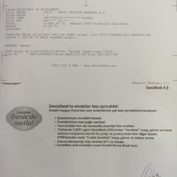 Denizbank Banka Hesabımdan Haberim Olmadan Para Transferi Dolandırı