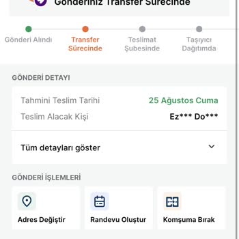 Trendyol 20 Gündür Kargom Yok