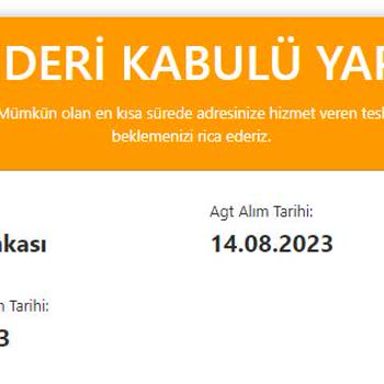 AGT Kurye Ziraat Kartımı Getirmiyor