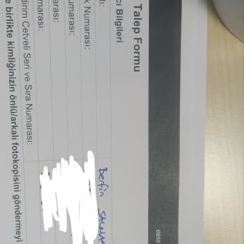 Ahe BES İptali İçin Hesap Bildirim Cetveli Seri Ve Sıra Numarası