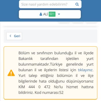 Kredi ve Yurtlar Kurumu Kul Yurt Başvurusu