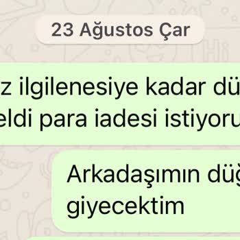 Küçüğüm Butik Beden Değişimi Ve Para İadesi Şikayet Var