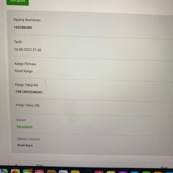 Sürat Kargo'nun Teslimat Sorunu