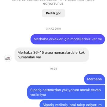Vega Spor Sipariş İptali Ücret İadesi