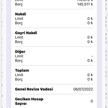 Yapı Kredi Bankası Sistemlerinde Hala Borcumun Görünmesi