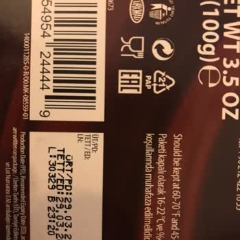 Eve Original Gourmet Chocolate Yabancı Madde Çıkması