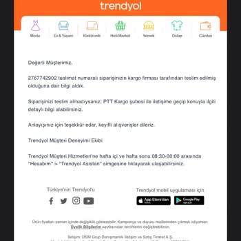 Trendyol Siparişim Teslim Edilmediği Halde Teslim Edildi Görünüyor