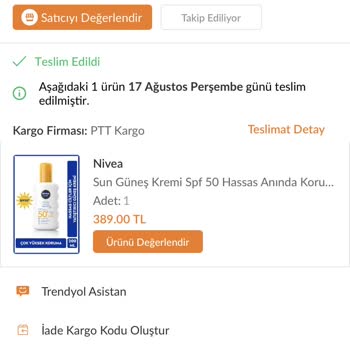Trendyol Siparişim Teslim Edilmediği Halde Teslim Edildi Görünüyor