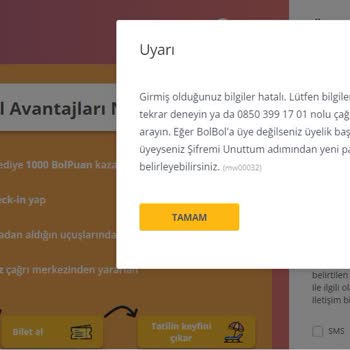 Pegasus Bol Bol Üyeliğime Giriş Yapamıyorum! Telefona Kimse Çıkmıyor!