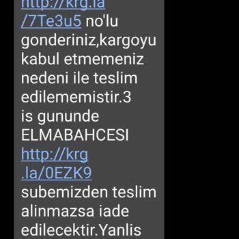 Aras Kargo Beni Mağdur Etti. Mağduriyetimi Giderecek Bir Muhatap Yok