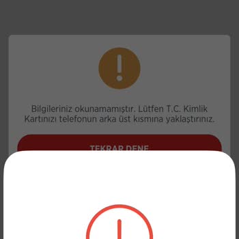 Ziraat Bankası Mobil Şifremi Unuttum - T. C. Kimlik İle NFC Hatası