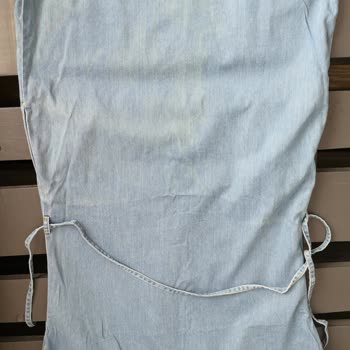 Mavi Kot Elbise Renk Değişimi