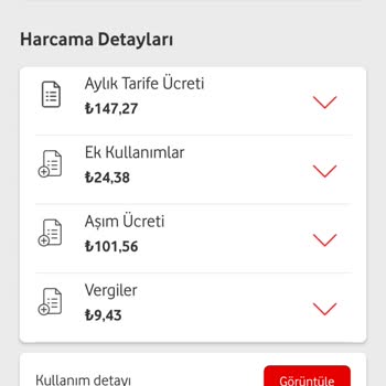 Vodafone Faturam Çok Fazla Geldi