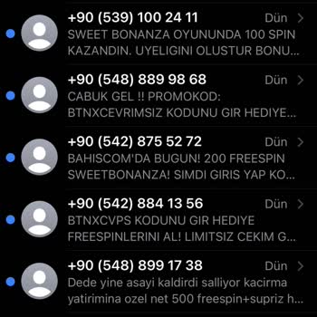 Mesaj Problemi Turkcell.