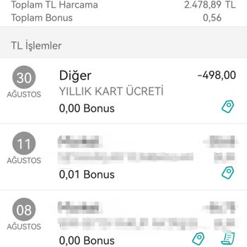 Garanti Bankası Kart Aidatı