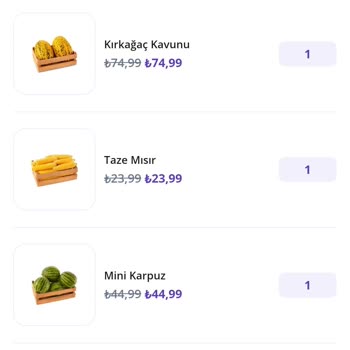 Getirden Eksik Gramajlı Ürünler