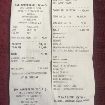 Şok Marketler Paycell Kartıma Yatırdığım Para Hesabıma Geçmedi