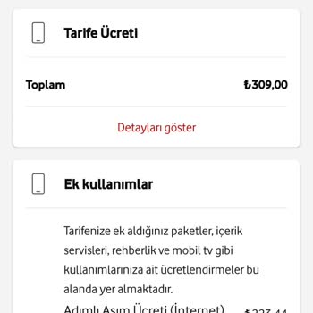 Vodafone 300 TL'lik Faturam 800 TL Geldi