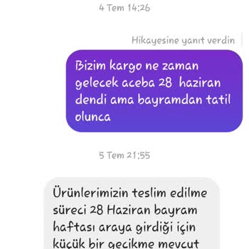 Mery Babynest Param Alındı Ürün Gelmedi
