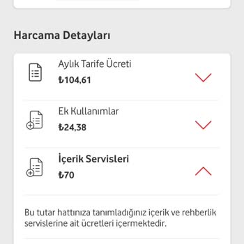 Vodafone Hattıma Ek Ücret Tanımlanmış!