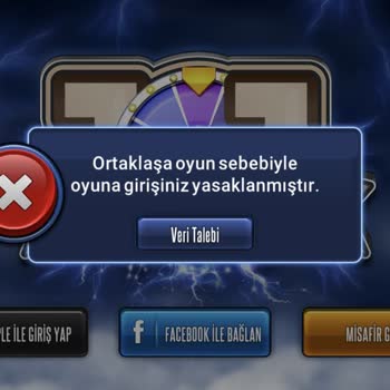 101 Okey Plus Oyuna Giriş Engeli