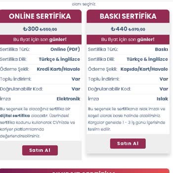 Global Enstitüsü Ücretsiz Paket Kursun Sertifikasında Ücret Alması
