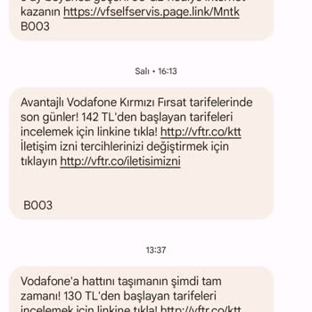 Vodafone İle SMS Spam Sorunu